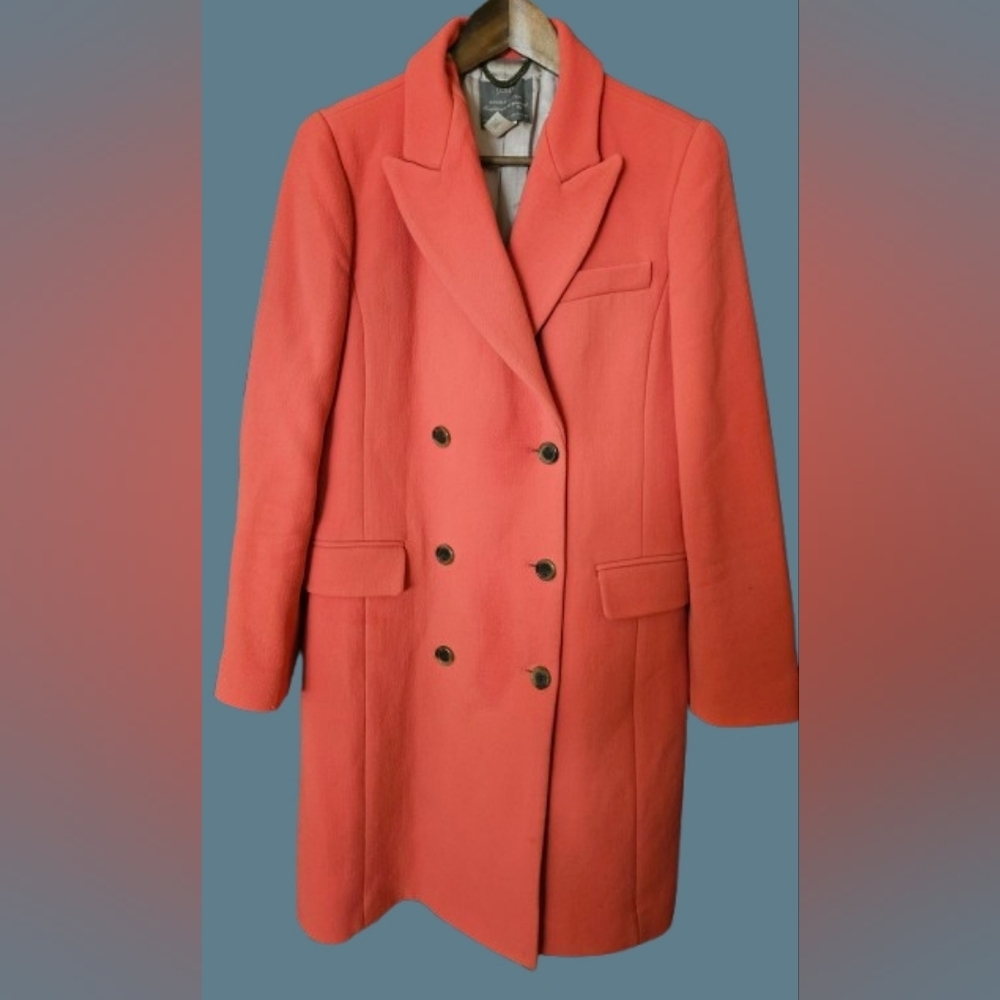 *J. Crew Double Italian Wool Cloth Day Coat